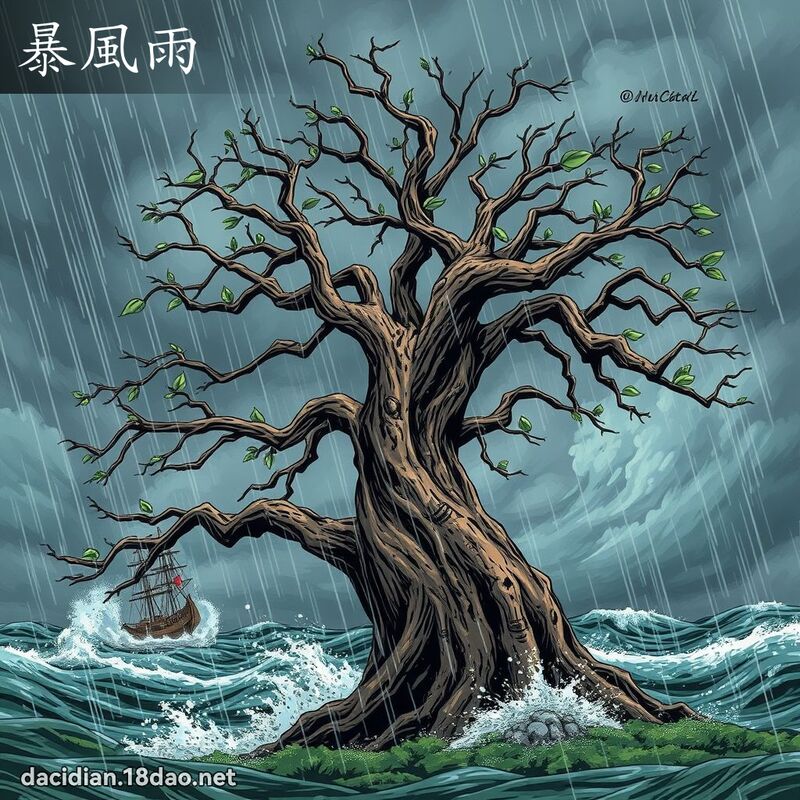 暴风雨 - 国语大辞典配图
