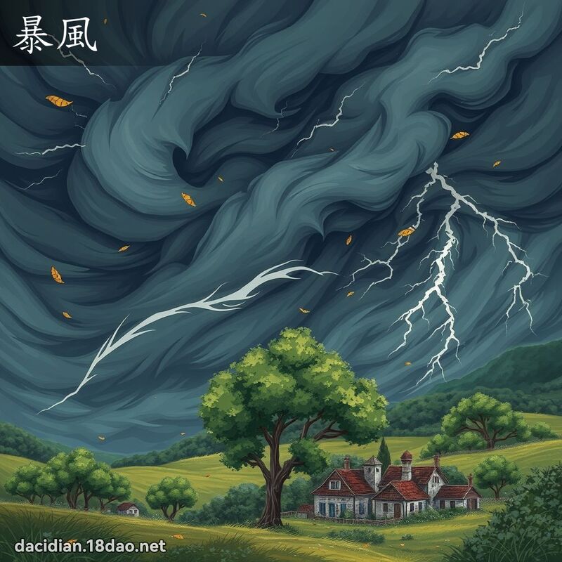 暴風 - 國語大辭典配圖