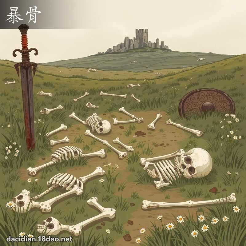 暴骨 - 国语大辞典配图