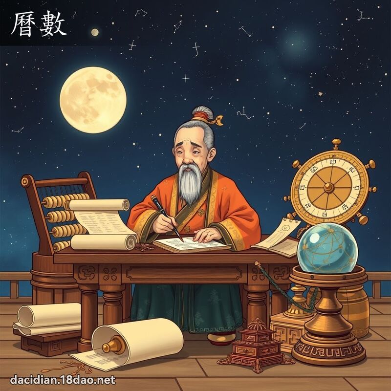 曆數 - 國語大辭典配圖