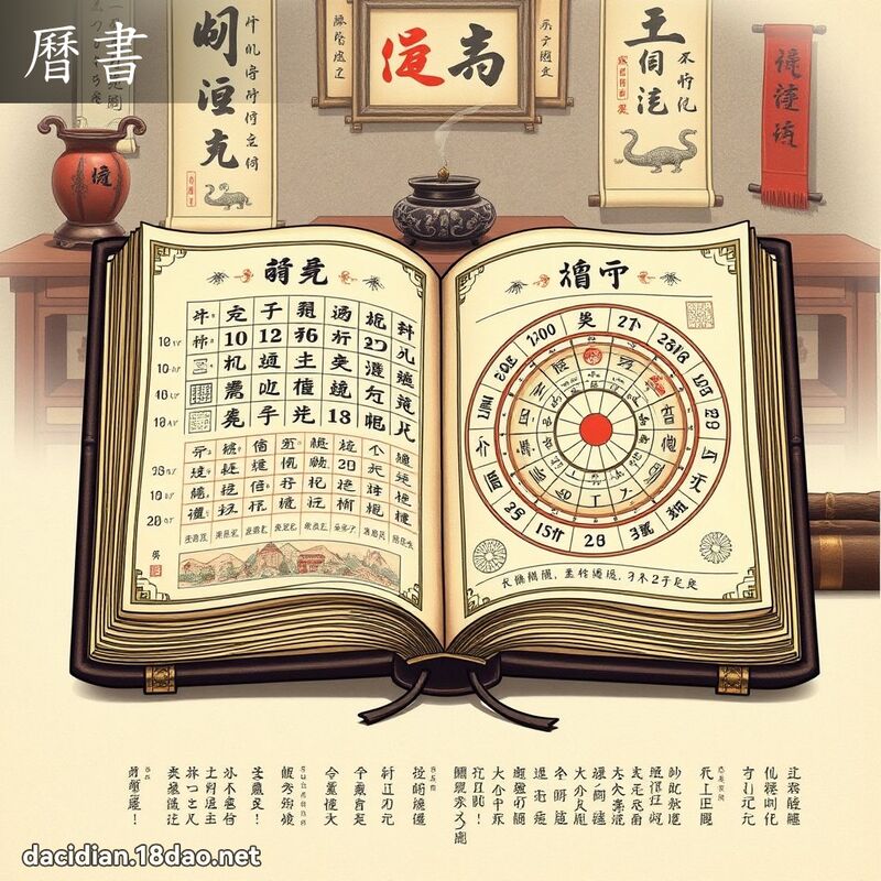 曆書 - 國語大辭典配圖