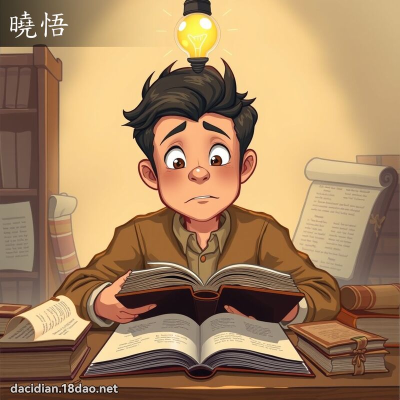 晓悟 - 国语大辞典配图