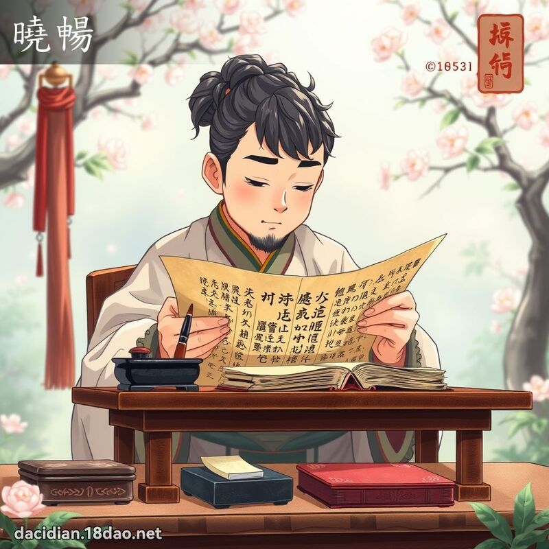 晓畅 - 国语大辞典配图