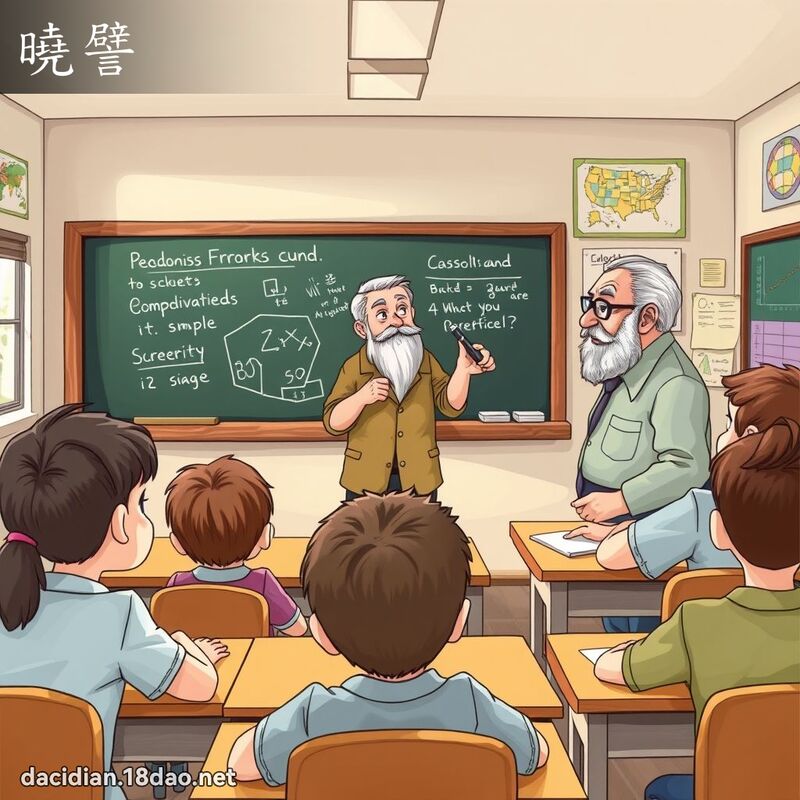 曉譬 - 國語大辭典配圖