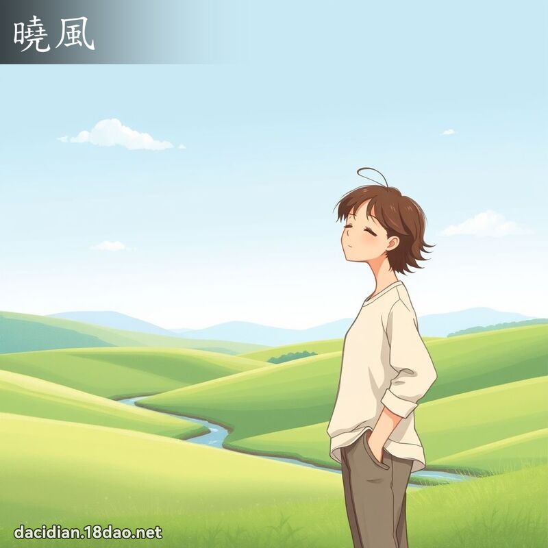 曉風 - 國語大辭典配圖
