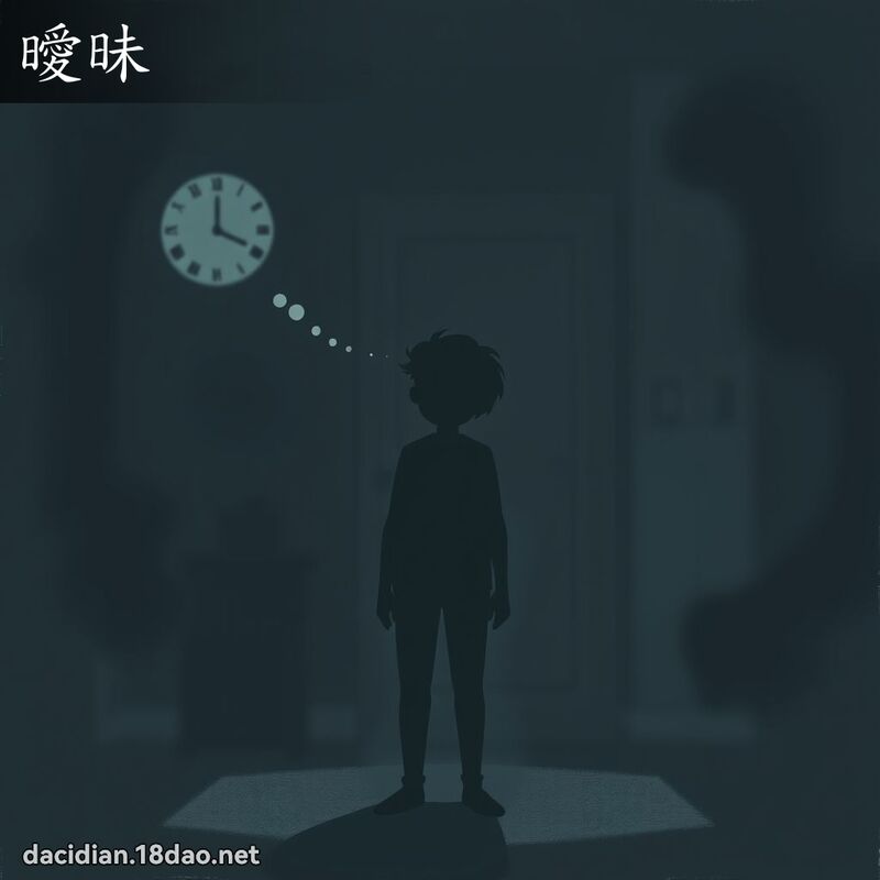 曖昧 - 国语大辞典配图