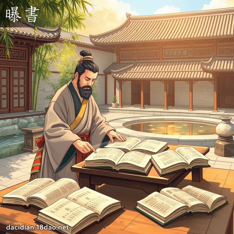 曝書 - 國語大辭典配圖