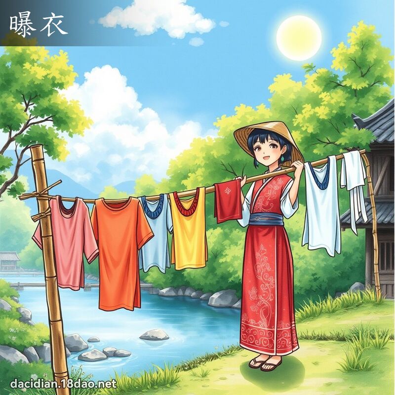 曝衣 - 國語大辭典配圖