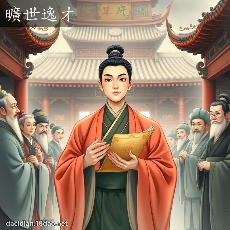 旷世逸才 - 国语大辞典配图