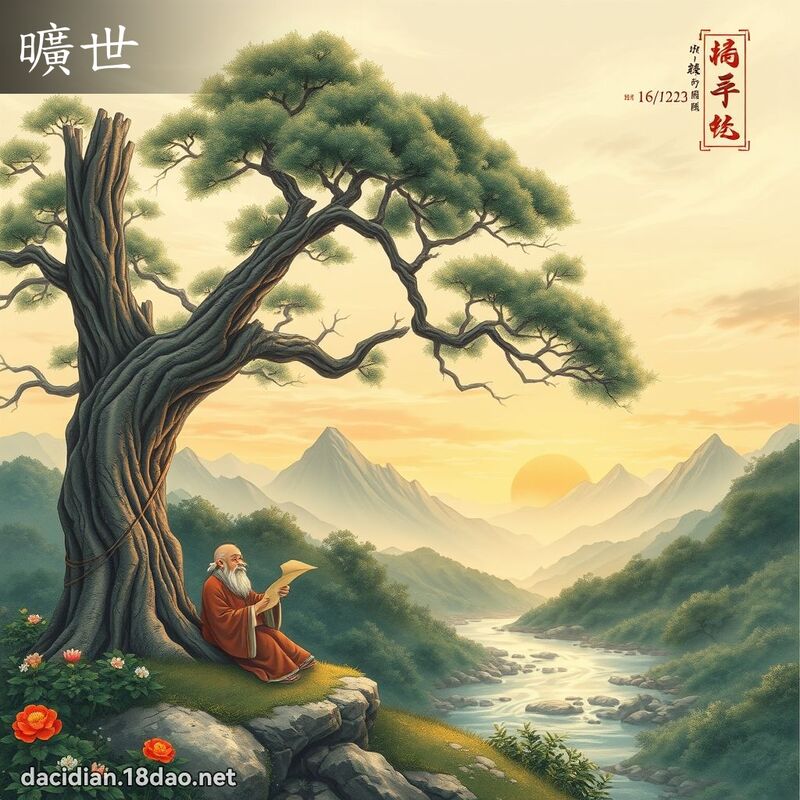 曠世 - 國語大辭典配圖
