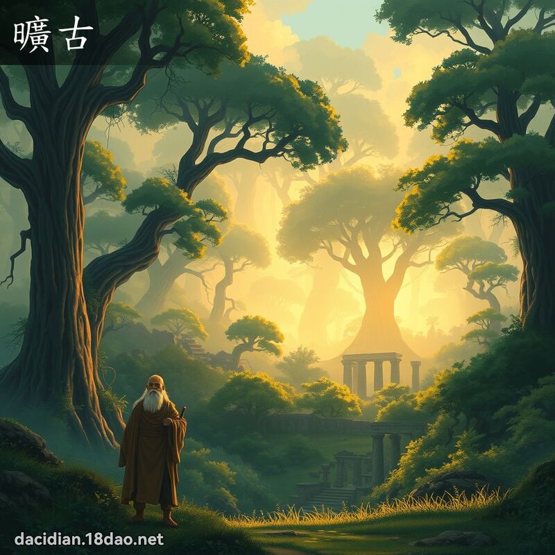 旷古 - 国语大辞典配图