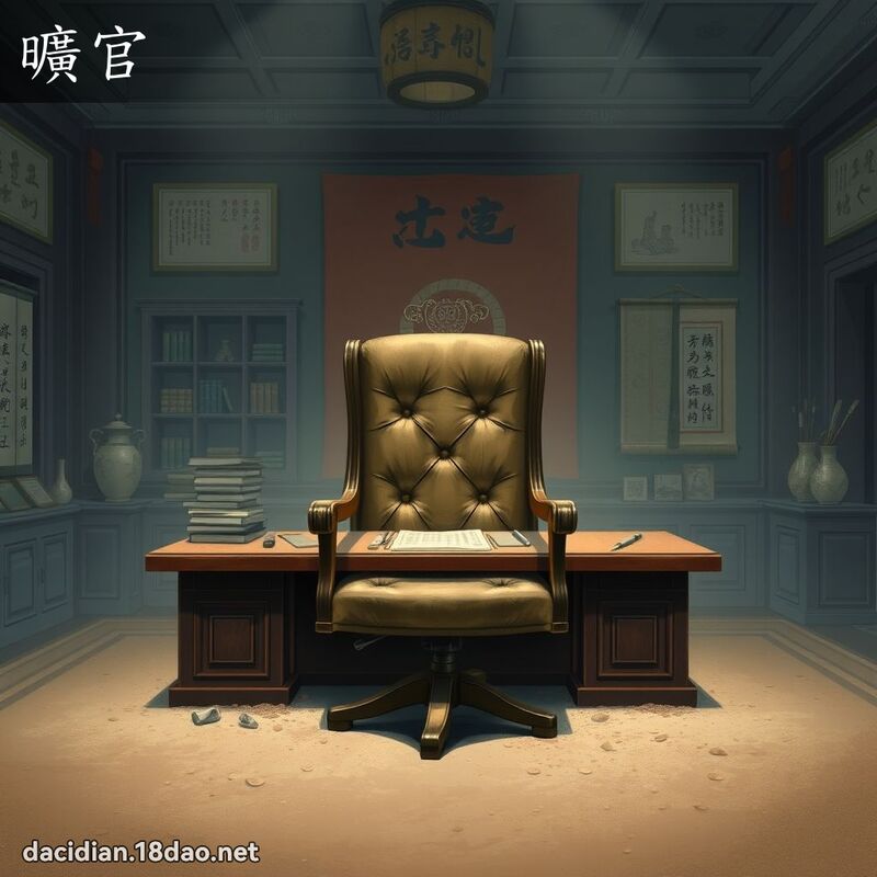 曠官 - 國語大辭典配圖