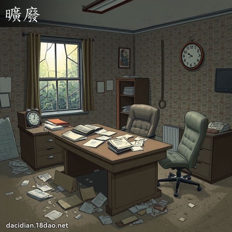 曠廢 - 國語大辭典配圖