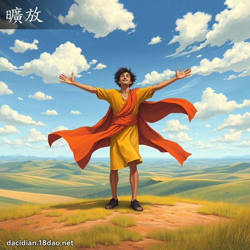 曠放 - 國語大辭典配圖