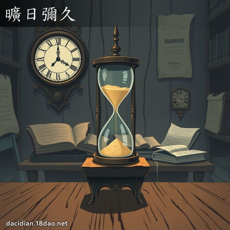 曠日彌久 - 國語大辭典配圖