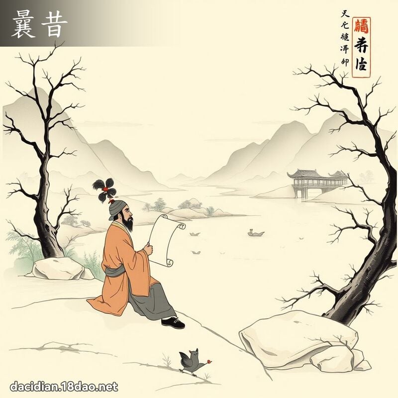 曩昔 - 國語大辭典配圖