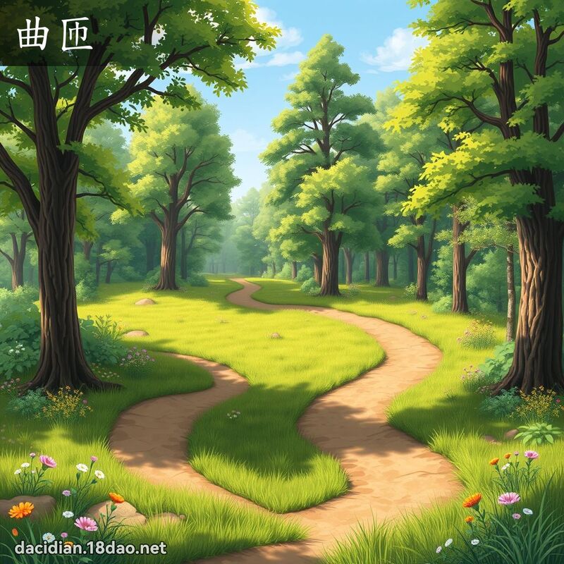 曲匝 - 國語大辭典配圖