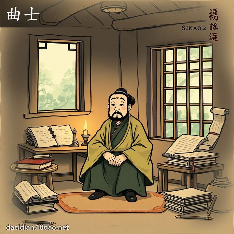 曲士 - 國語大辭典配圖