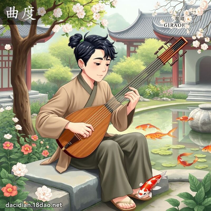 曲度 - 國語大辭典配圖