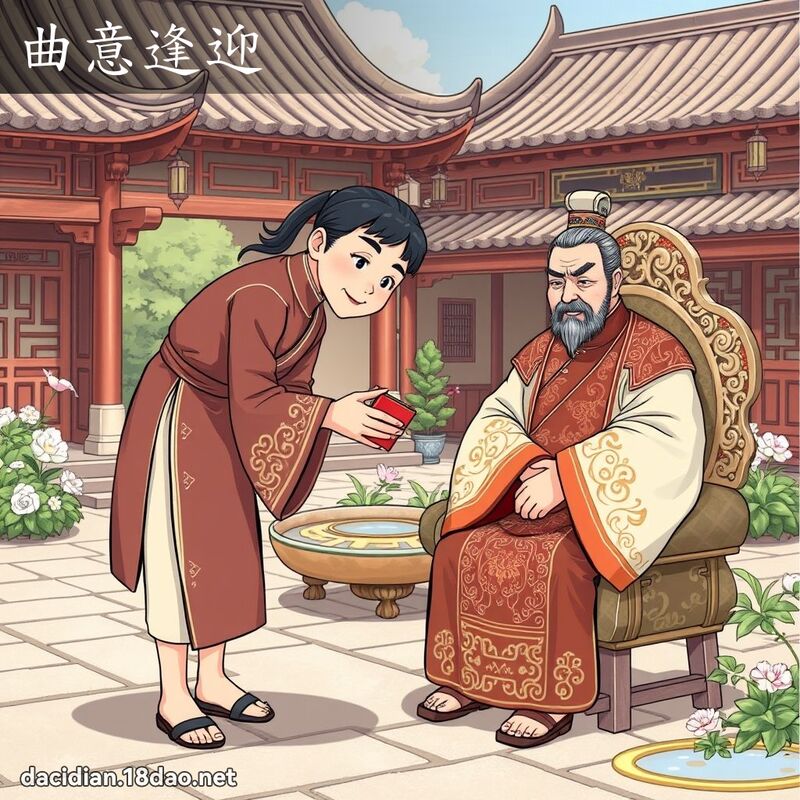 曲意逢迎 - 國語大辭典配圖