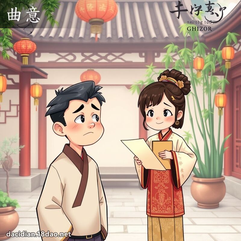 曲意 - 国语大辞典配图