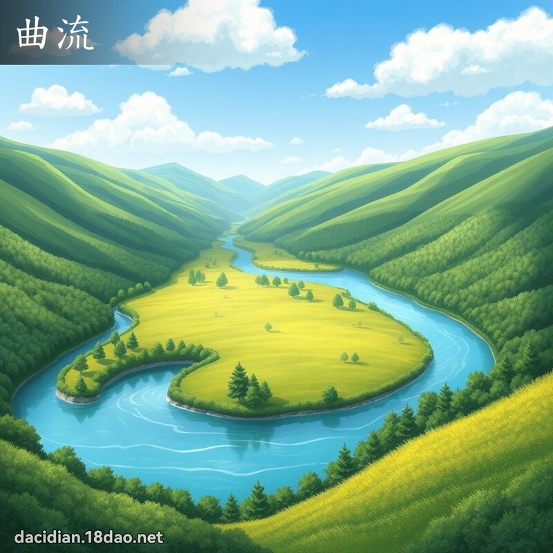 曲流 - 国语大辞典配图