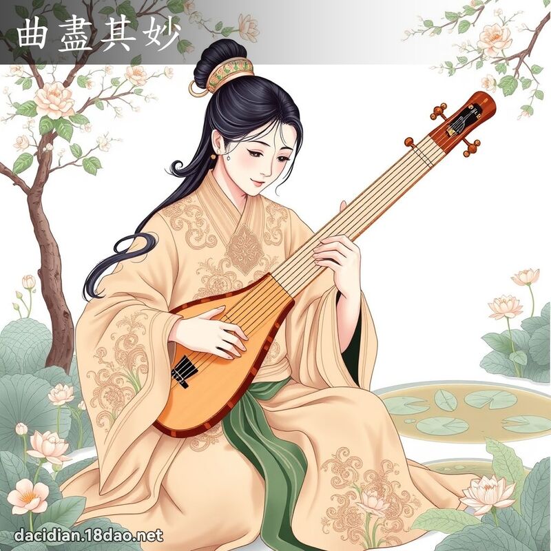 曲尽其妙 - 国语大辞典配图