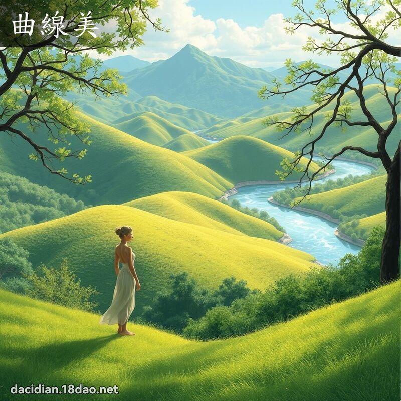 曲线美 - 国语大辞典配图