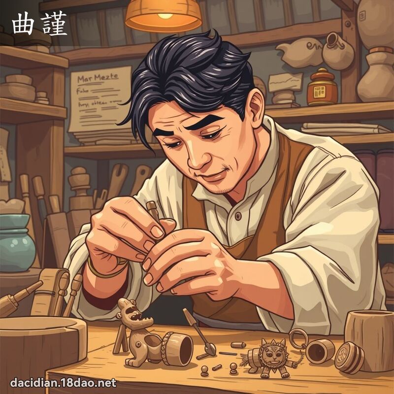 曲谨 - 国语大辞典配图