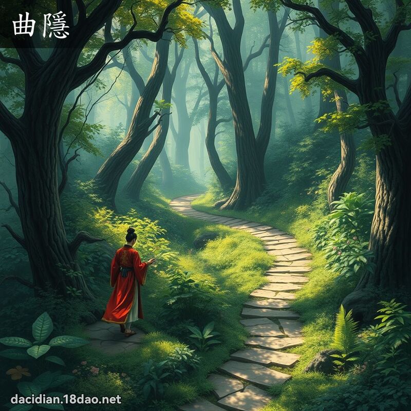 曲隱 - 国语大辞典配图