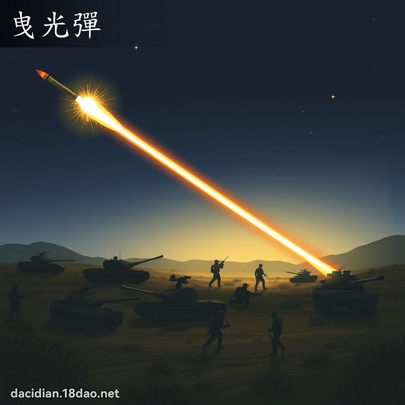 曳光弹 - 国语大辞典配图