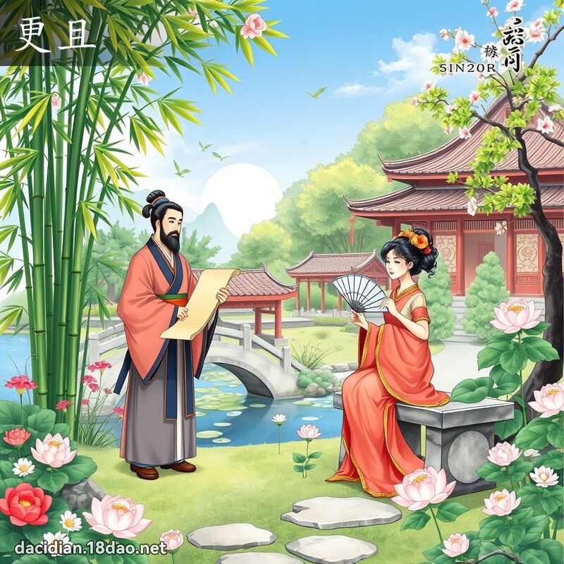 更且 - 国语大辞典配图