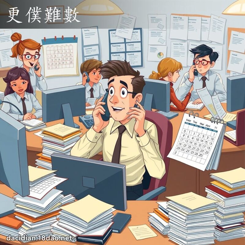 更僕難數 - 國語大辭典配圖