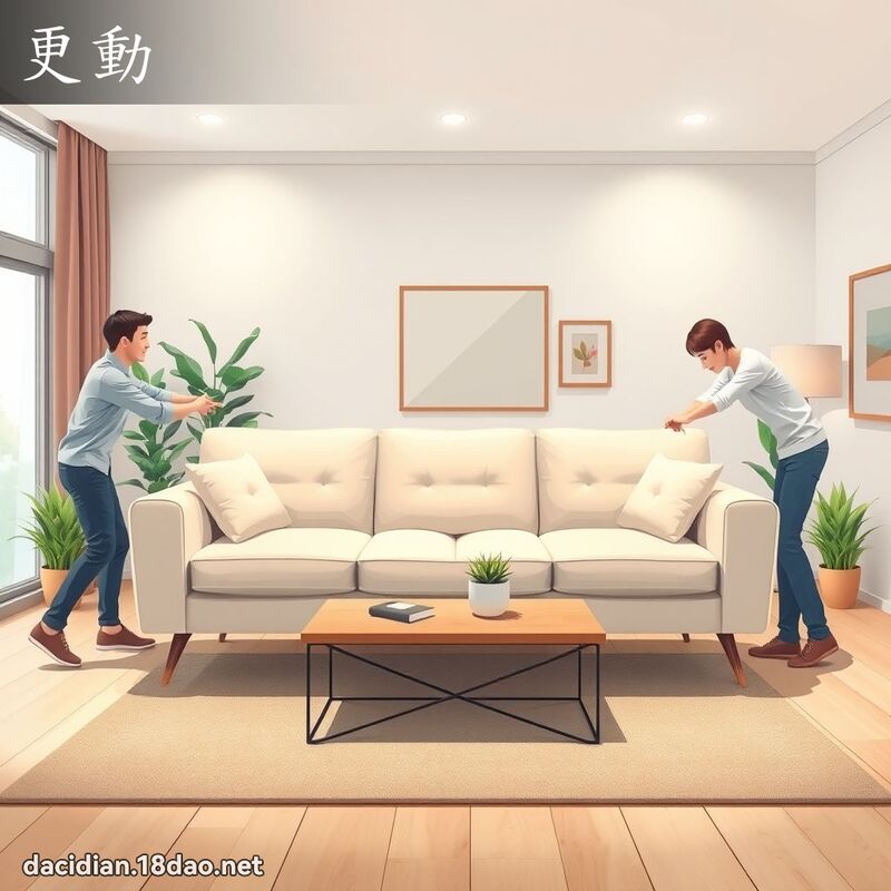 更動 - 國語大辭典配圖