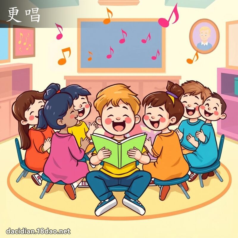 更唱 - 國語大辭典配圖