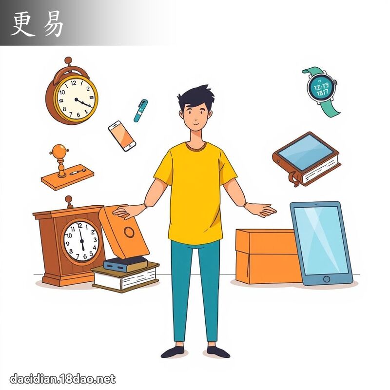 更易 - 國語大辭典配圖