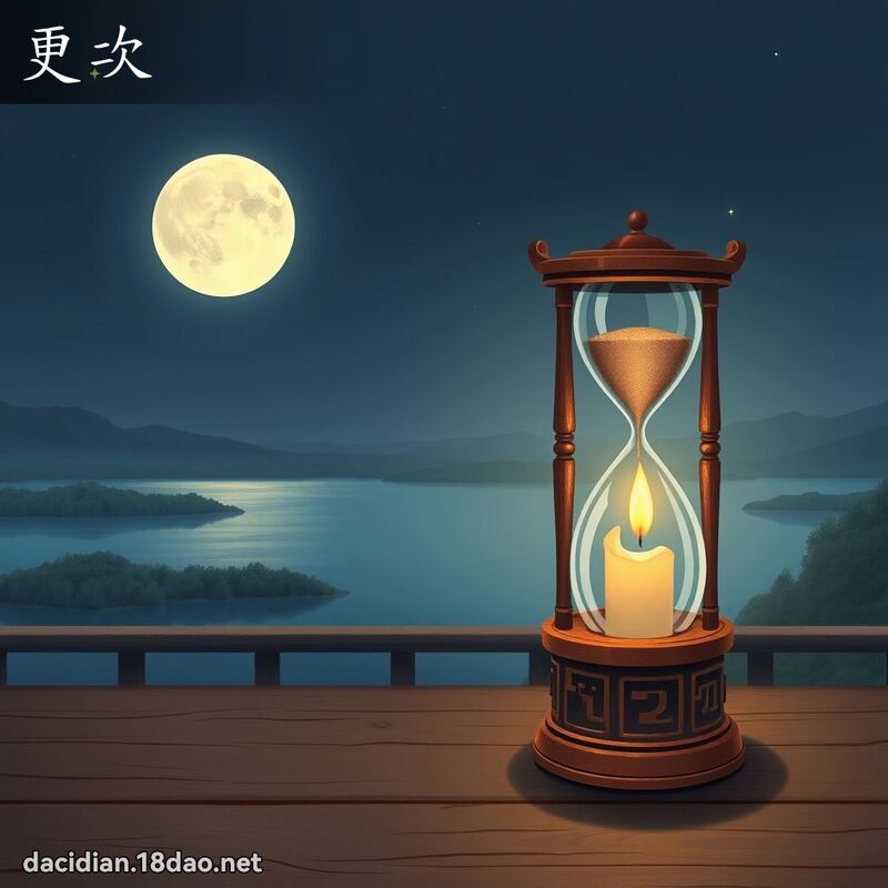 更次 - 国语大辞典配图
