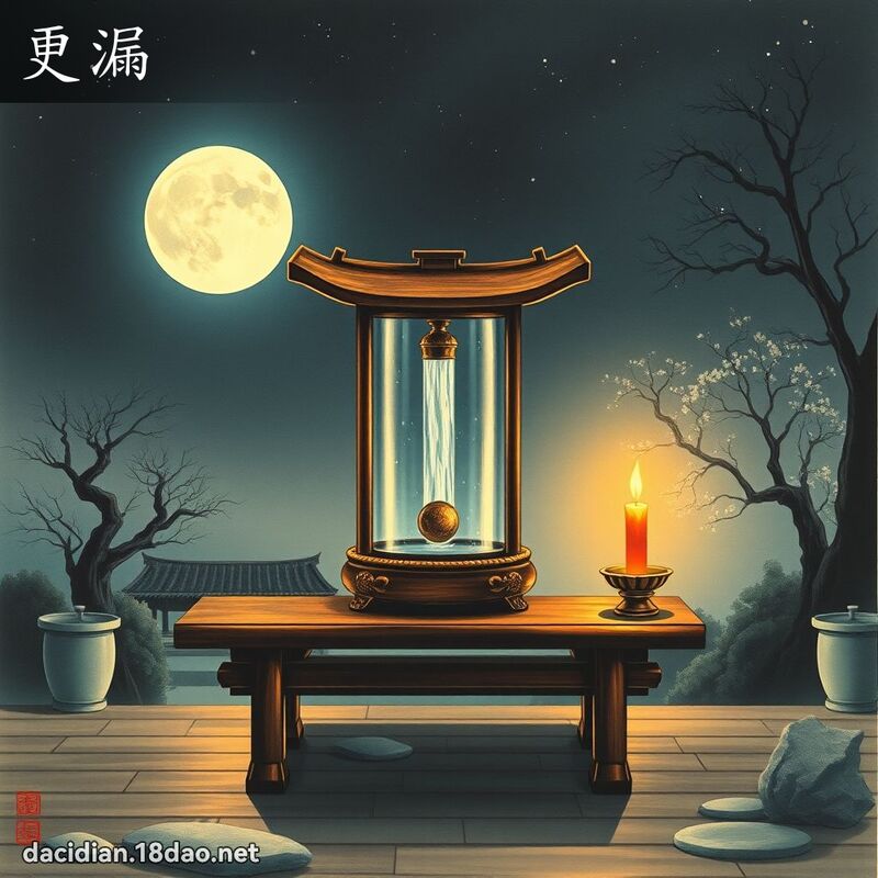 更漏 - 國語大辭典配圖