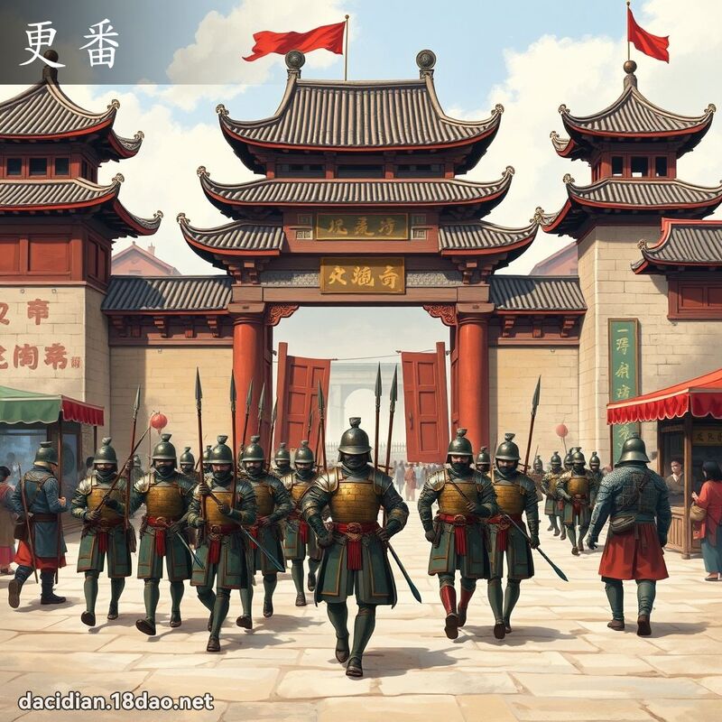 更番 - 国语大辞典配图