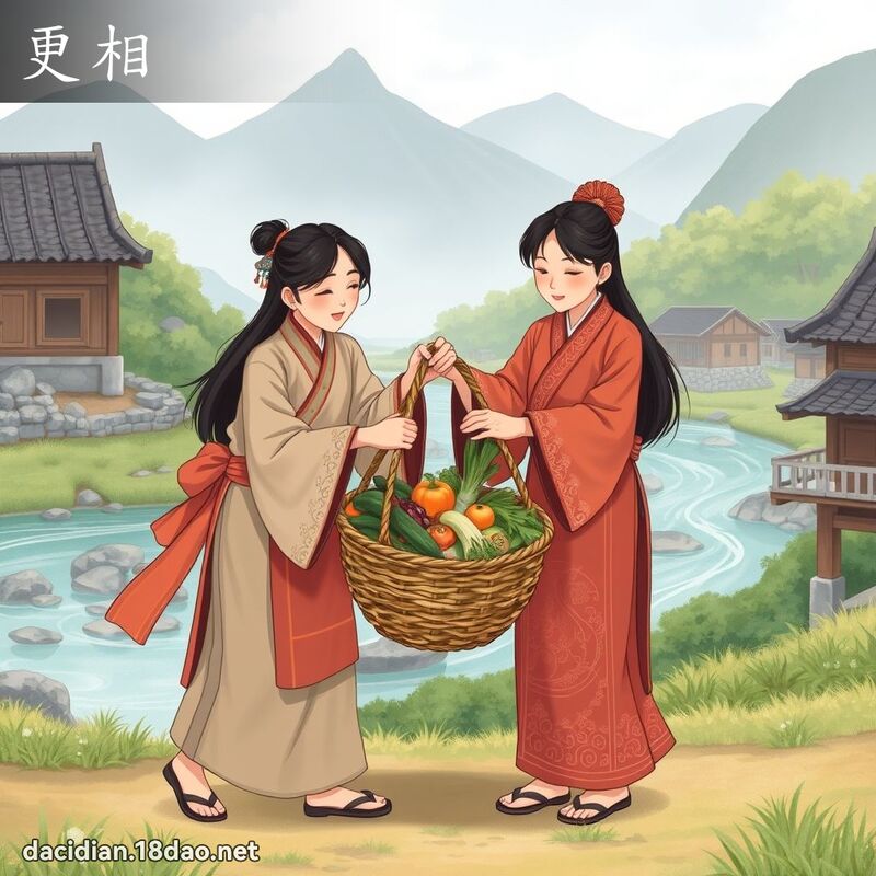 更相 - 國語大辭典配圖