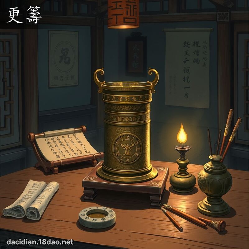 更籌 - 國語大辭典配圖
