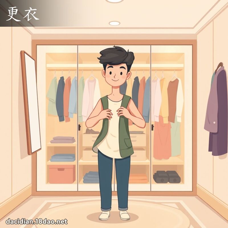 更衣 - 国语大辞典配图