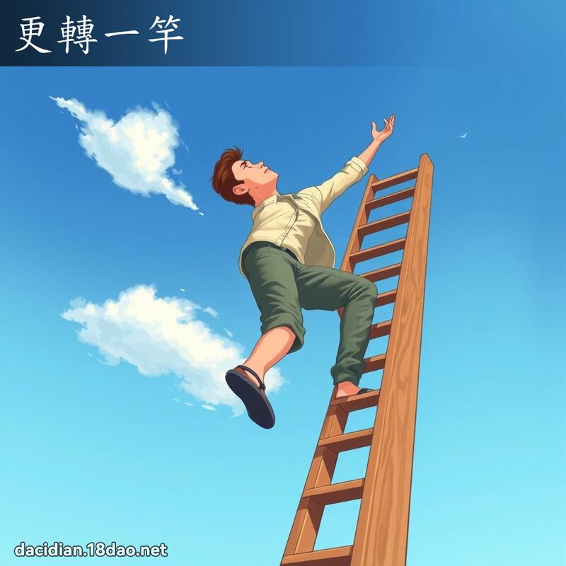更转一竿 - 国语大辞典配图