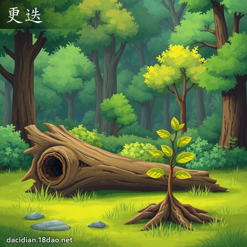 更迭 - 國語大辭典配圖