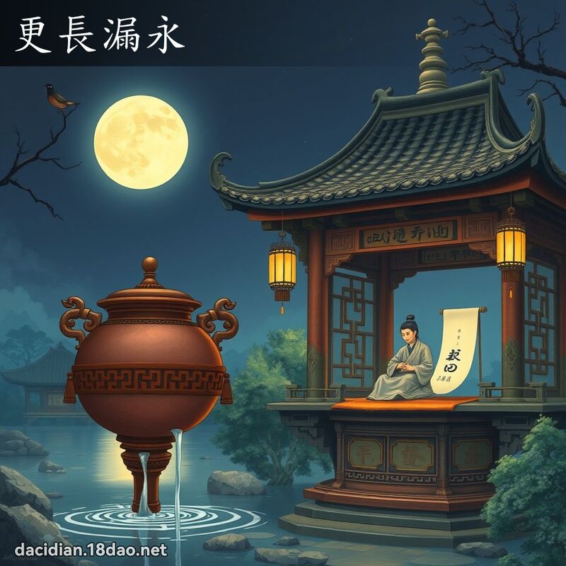 更长漏永 - 国语大辞典配图