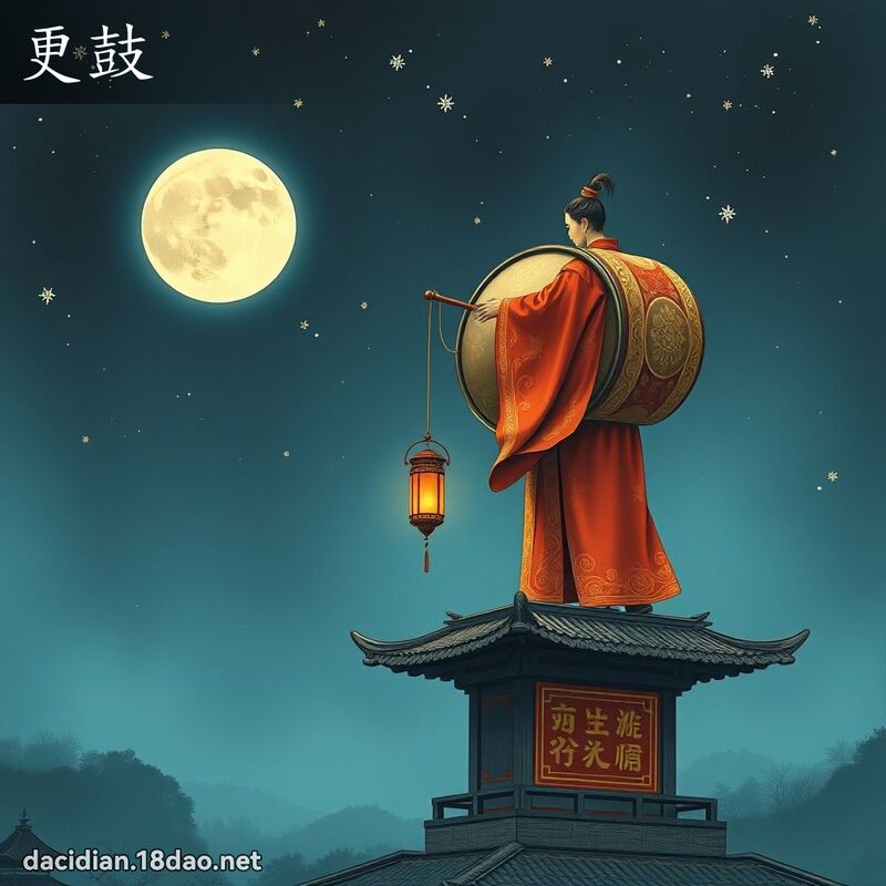 更鼓 - 國語大辭典配圖