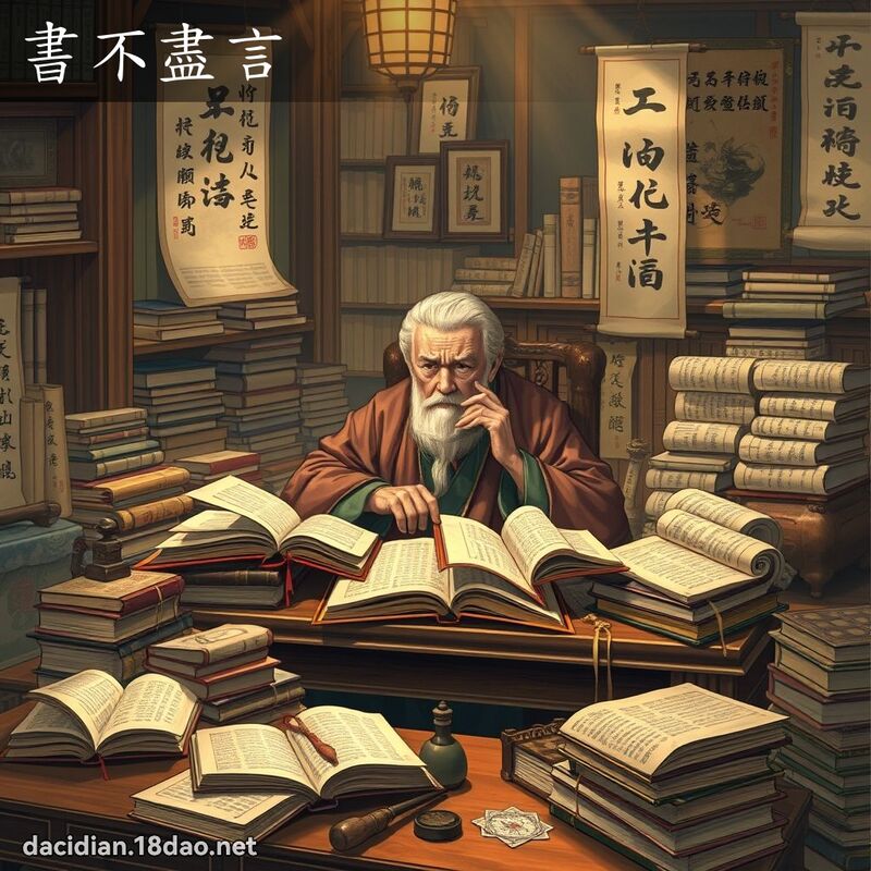 书不尽言 - 国语大辞典配图