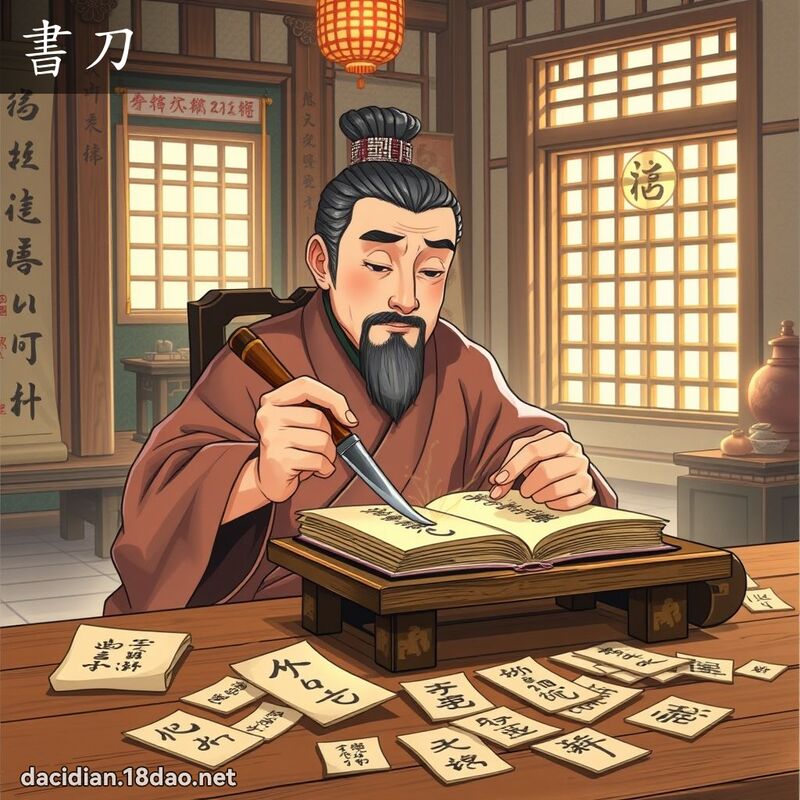 書刀 - 國語大辭典配圖