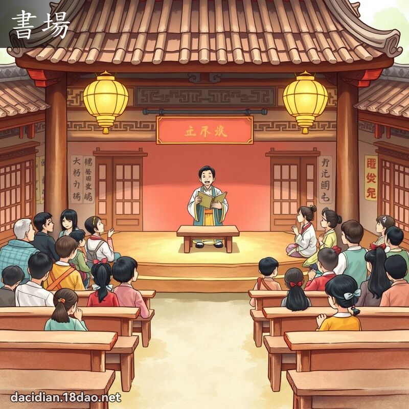 書場 - 國語大辭典配圖