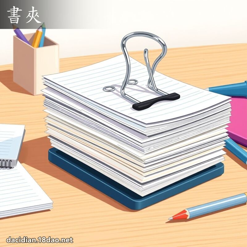書夾 - 國語大辭典配圖